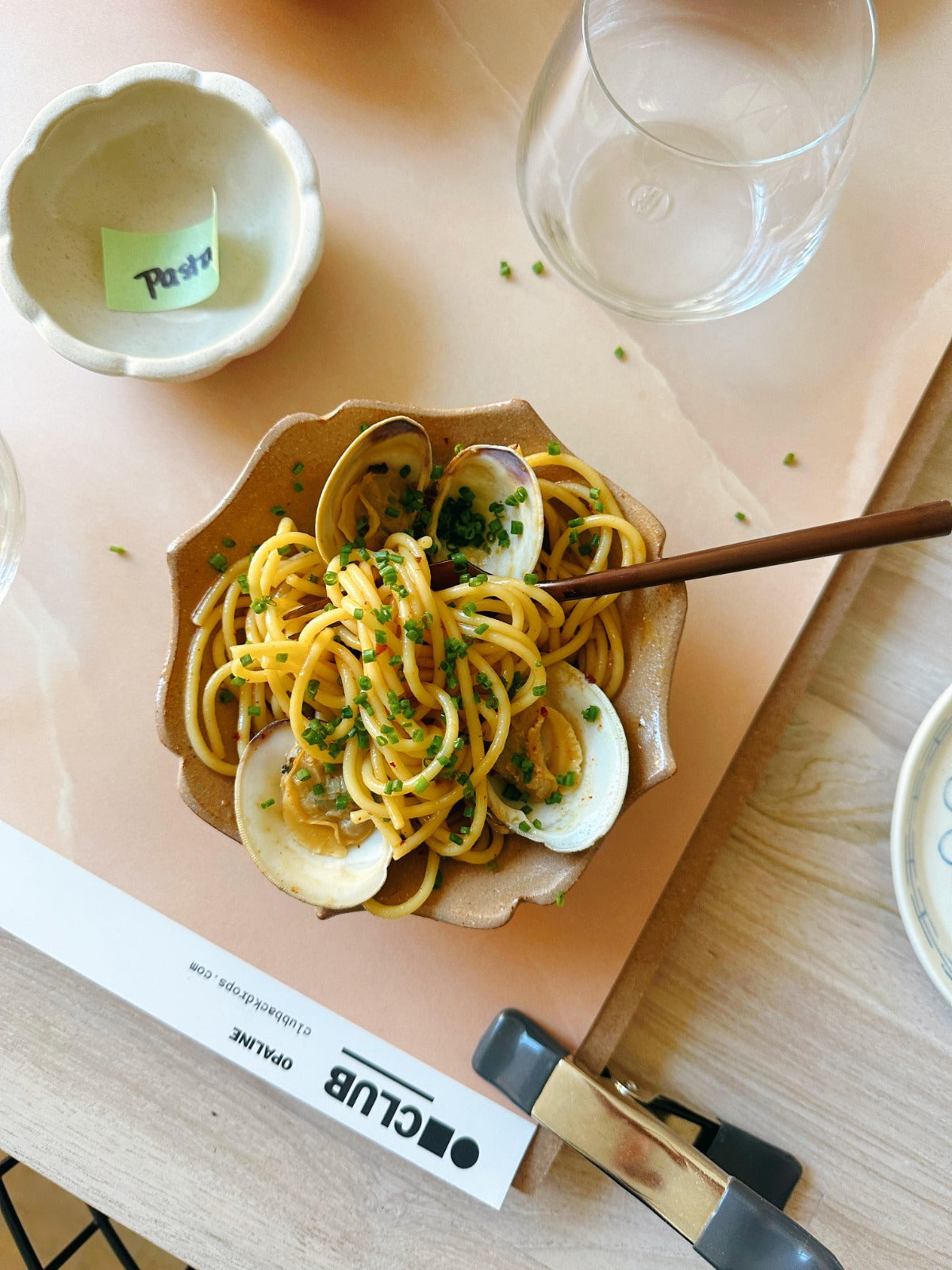 Nam Prik Pao Clam Linguine Recipe | Thai Chili Jam Pasta